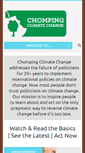 Mobile Screenshot of chompingclimatechange.org